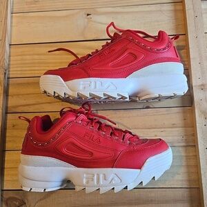 Fila Women's Red Trainers